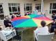 Le jeu du parachute. Les Portes du Jardin Tonnay-Charente